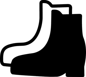 Pair Of Boots - Safety Boots Icon Png, Transparent Png PNG image with transparent background