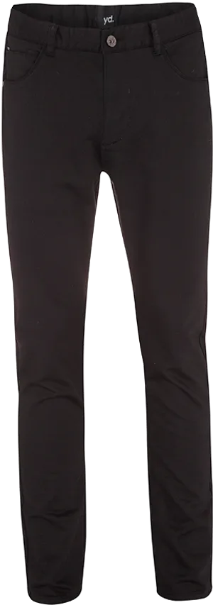Black Slim Fit Pants PNG Image