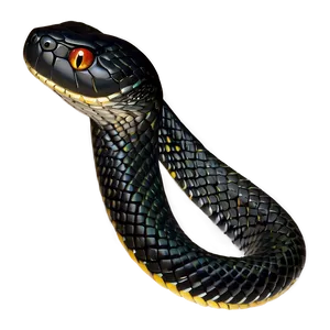 Black Snake Silhouette Png Cvg PNG Image