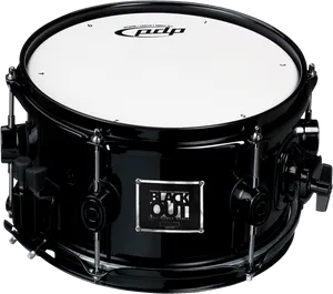 Black Snare Drum P D P Blackout PNG Image