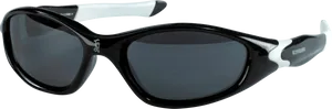 Black Sport Sunglasses Isolated PNG Image