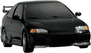 Black Sports Car Fast Furious PNG Image