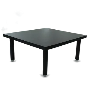 Black Square Table Png 06262024 PNG Image