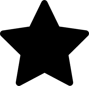Transparent Black Stars Clipart - Font Awesome Star Png, Png Download PNG