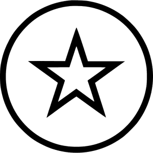 Favourite Star Bookmark Rate Rating Ui - Estrellas Plantilla De Tatuajes, HD Png Download PNG