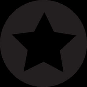 Black Star Icon PNG image with transparent background
