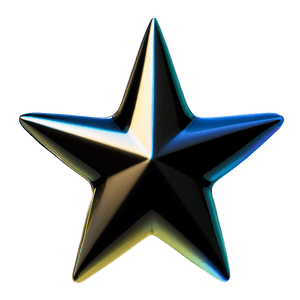 Black Star Icon PNG 05252024 PNG