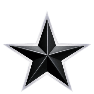 Black Star Icon PNG hrg9 PNG