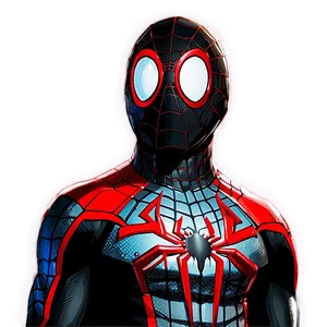 Black Suit Miles Morales Png 7 PNG Image