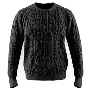 Black Sweater B PNG Image