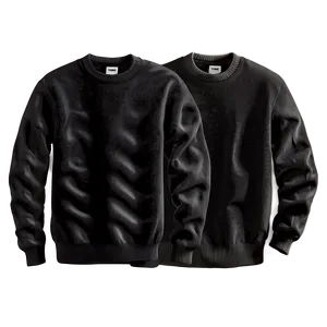 Black Sweater D PNG Image