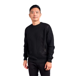 Black Sweater Outfit Png Fso PNG Image