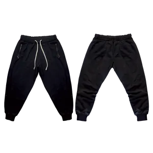 Black Sweatpants B PNG Image