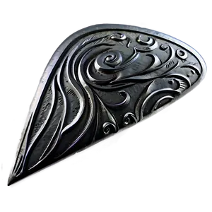 Black Swirl Engraving Png Ubj PNG Image