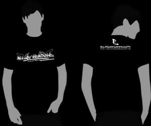 Nice Plain Black T Shirts 30 Widescreen Wallpaper - Front Back Black Shirt Png, Transparent Png PNG