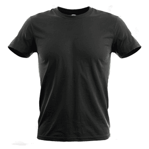 Black T-Shirt Graphic PNG 05252024 PNG image with transparent background