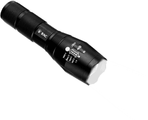 Tc Tactical Pack Tac - Tc1200 Tactical Flashlight, HD Png Download PNG image with transparent background