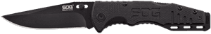 Sog Ff1101-cp Salute Mini Folding Knife - Sog Salute Mini Folding Knife Black, HD Png Download PNG image with transparent background