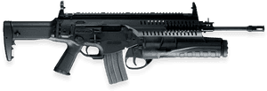Arx160 Assault Rifle With Grenade Launcher, Infantry - Beretta Arx160, HD Png Download PNG