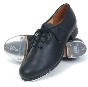 Black Tap Dancing Shoes PNG Image