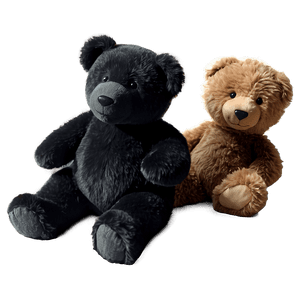 Black Teddy Bear PNG itx PNG image with transparent background