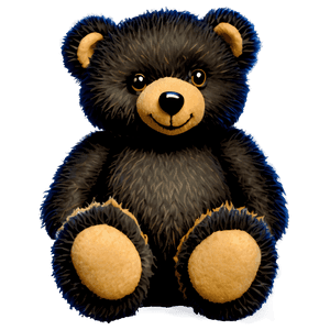 Black Teddy Bear PNG roo PNG image with transparent background