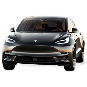 Black Tesla Model Y In Motion Png Tcj PNG Image