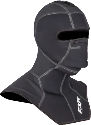 Black Thermal Balaclava Winter Gear PNG Image