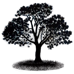 Black Tree Image Png Pou PNG Image