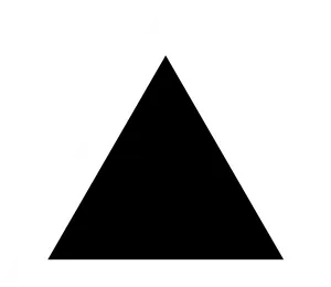 Black Triangle Graphic PNG Image