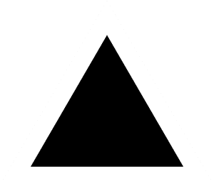 Freeuse Library Black Triangle Clipart - Triangle Transparent PNG