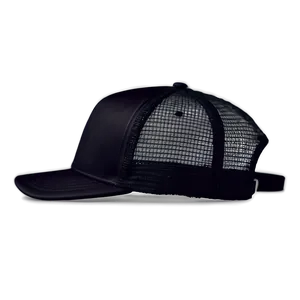 Black Trucker Hat Back View Png 8 PNG Image