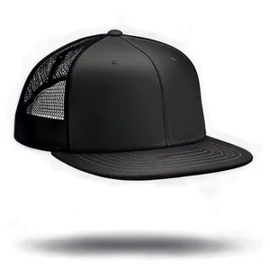 Black Trucker Hat Png Rgh PNG Image