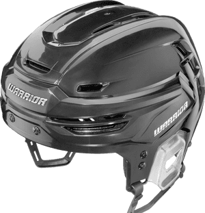 Black Warrior Hockey Helmet PNG image with transparent background