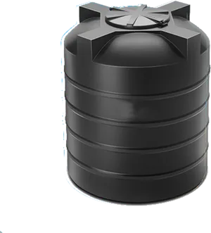 Black Water Tank3 D Render PNG Image