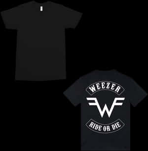 Ride Or Die Tee - Weezer T Shirt Black, HD Png Download PNG