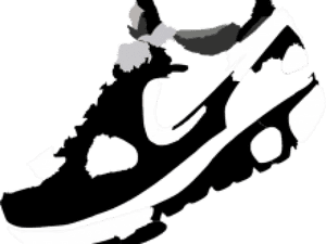 Running Shoes Clipart Shoe Print - Running Shoe Clipart Transparent, HD Png Download PNG image with transparent background