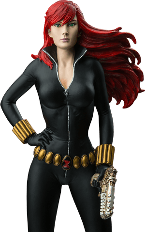 Black Widow 1 6 Statue , Png Download - Marvel Black Widow Statue, Transparent Png PNG image with transparent background