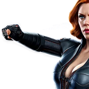 Black Widow Action Shot Png Ygr59 PNG Image