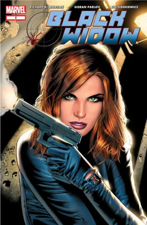 Black Widow Comic Issue2 Cover Art PNG Image