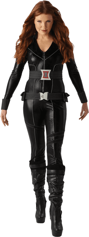 Black Widow Png Image Download - Black Widow Fancy Dress, Transparent Png PNG image with transparent background