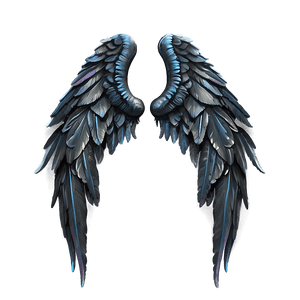 Black Wings of Solitude PNG 90 PNG
