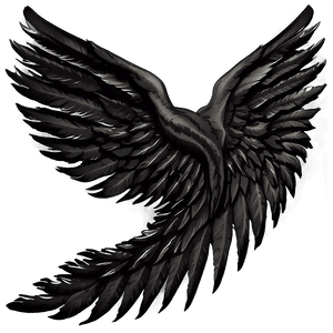 Black Wings of Sorrow PNG out PNG