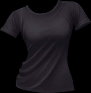 Clip Art Female T Shirt Png - Female Black Shirt Png, Transparent Png PNG