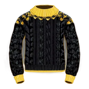 Black Wool Sweater Png 59 PNG Image