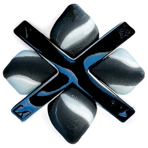 Black X Composition Png 7 PNG Image