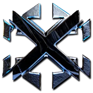 Black X Composition Png Sjq PNG Image