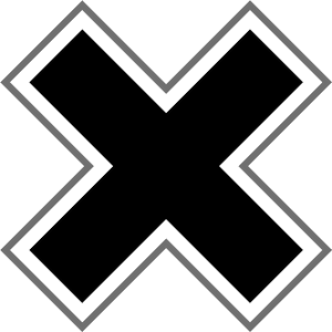 Graphic Black And White Library Big Image Png - X Mark PNG image with transparent background