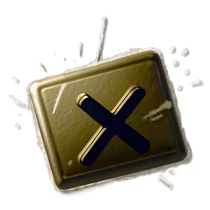 Black X Stamp Png Lgp PNG Image