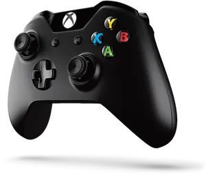 Black Xbox One Controller PNG Image